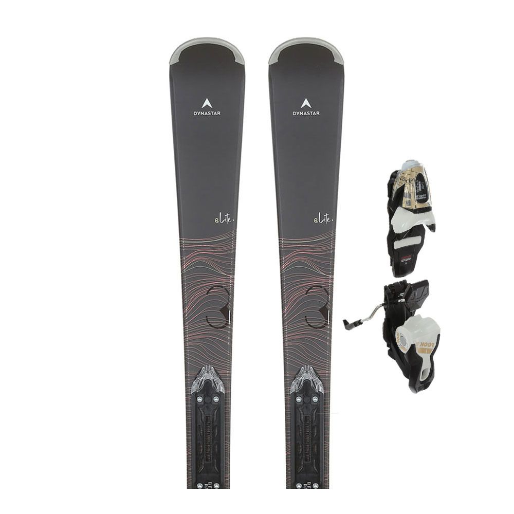 Dynastar E LITE 3 + XP W 11 GW B83 - Pack skis piste + Fixations Femme chocolate
