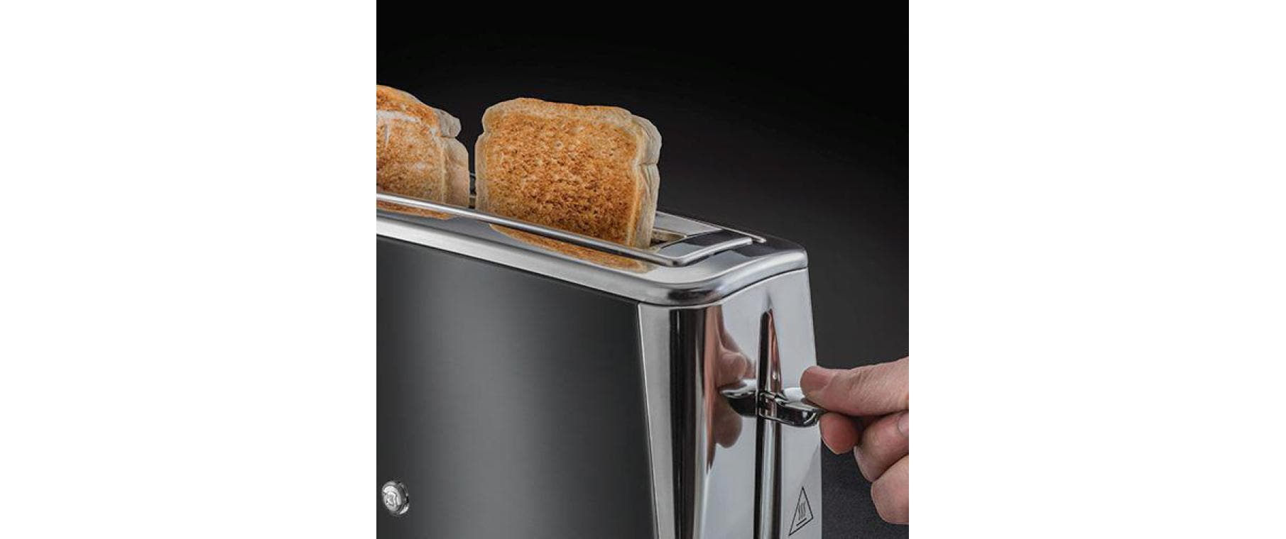 Toaster Luna Moon GrauLangschlitz Toaster, Grau