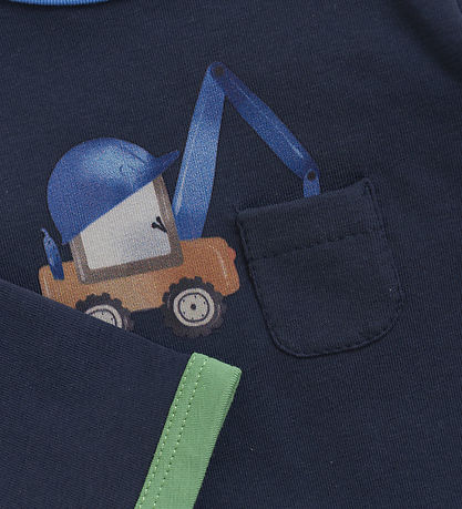 Minymo Body L/æ - Blue Nights m. Print