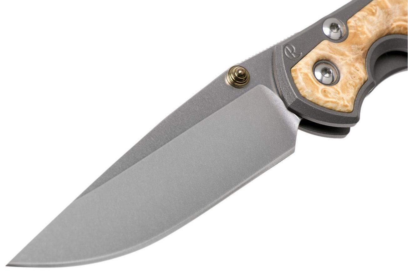 Chris Reeve Sebenza 31 Small Box Elder inlay S31-1108 zakmes