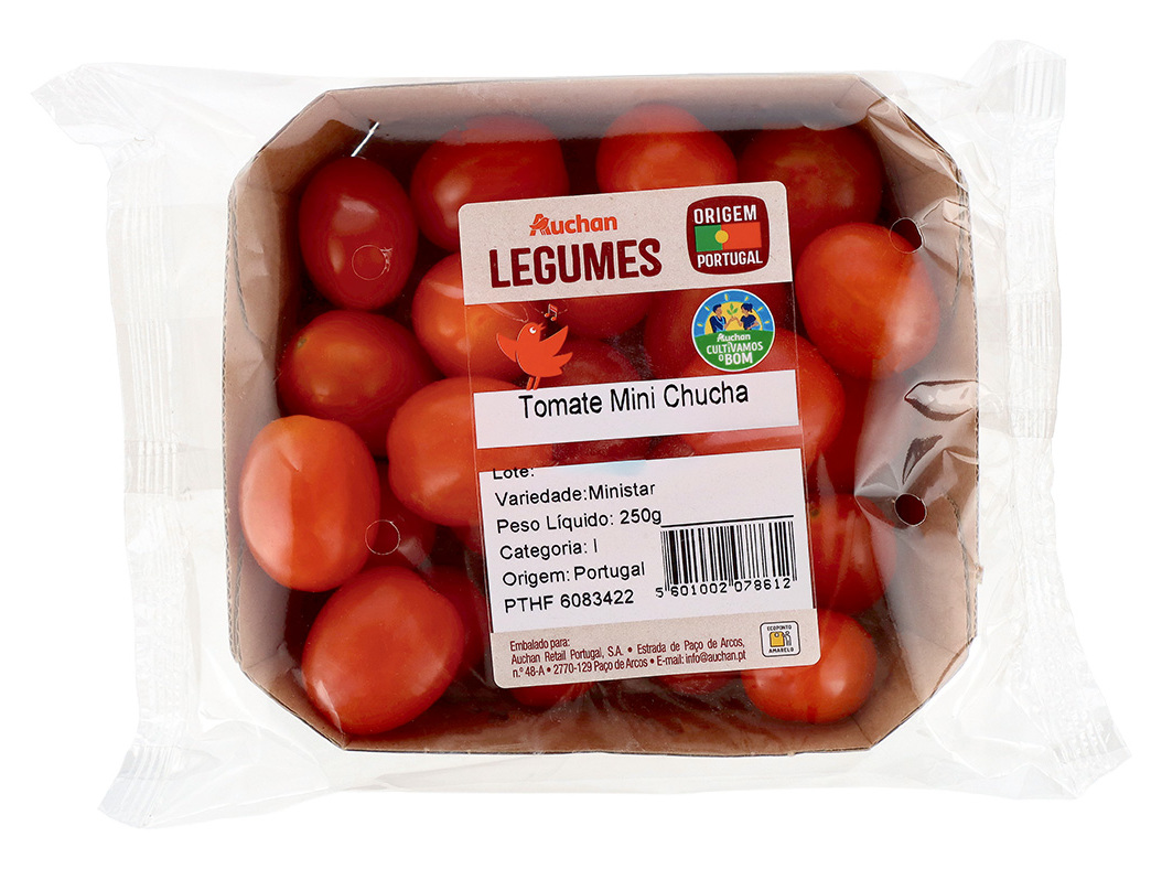 TOMATE MINI CHUCHA AUCHAN CULTIVAMOS O BOM 250 G