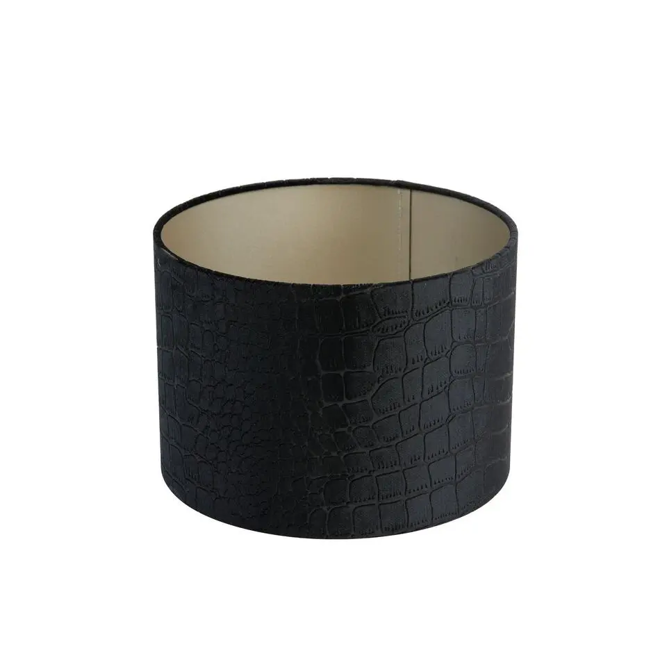 Cilinder Lampenkap Praya - Zwart - Ø30x21cm