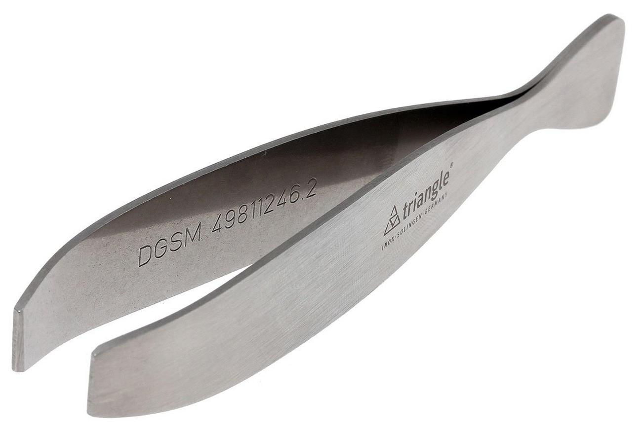 Triangle visgraatpincet recht, 13 cm,  50.486.13.02