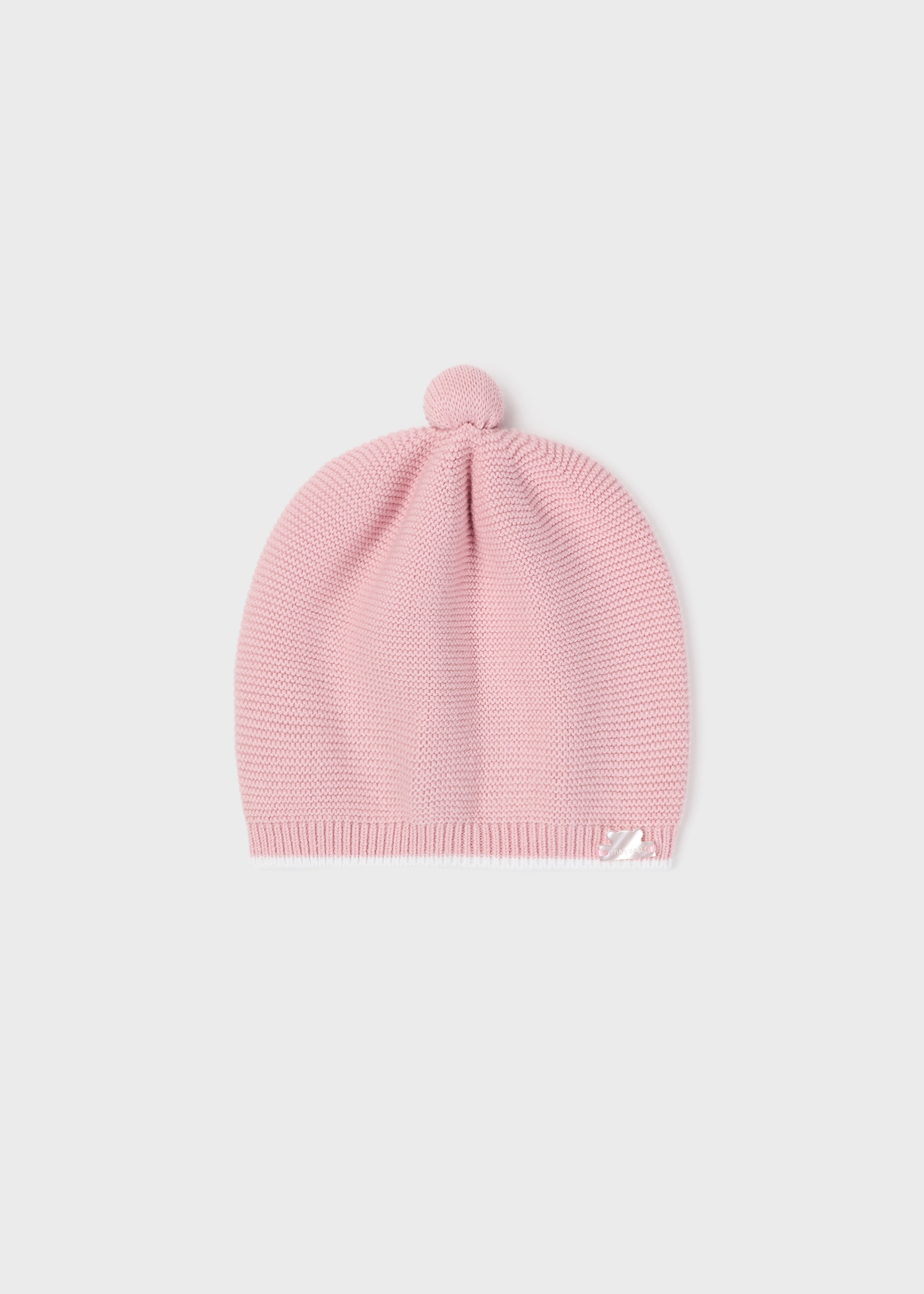 Gorro de malha de algodão sustentável para recém-nascidos