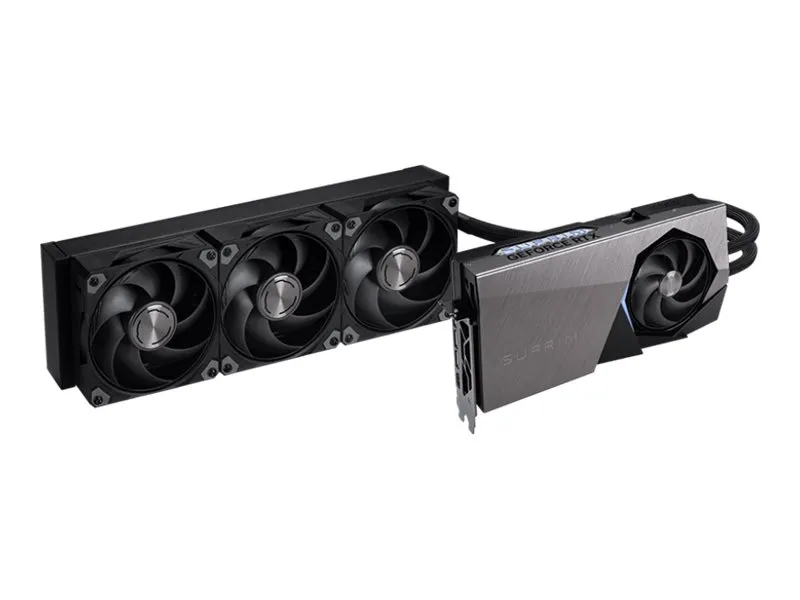 MSI GeForce RTX 5090 32G SUPRIM LIQUID SOC - Grafikkort - GeForce RTX 5090 - 32 GB GDDR7 - PCIe 5.0 x16 - 3 x DisplayPort, HDMI - boks