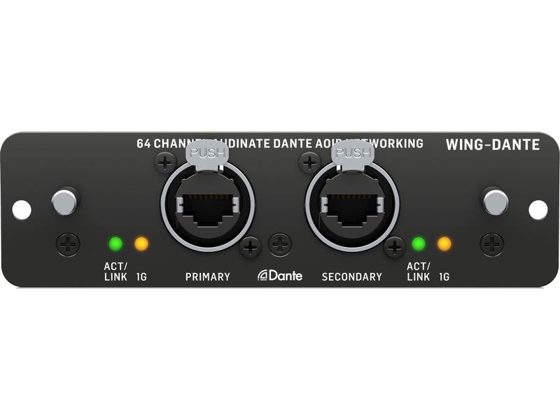 Behringer Expansion Card Wing-DANTE 6-Kanal-Analog-Digital-Wandler