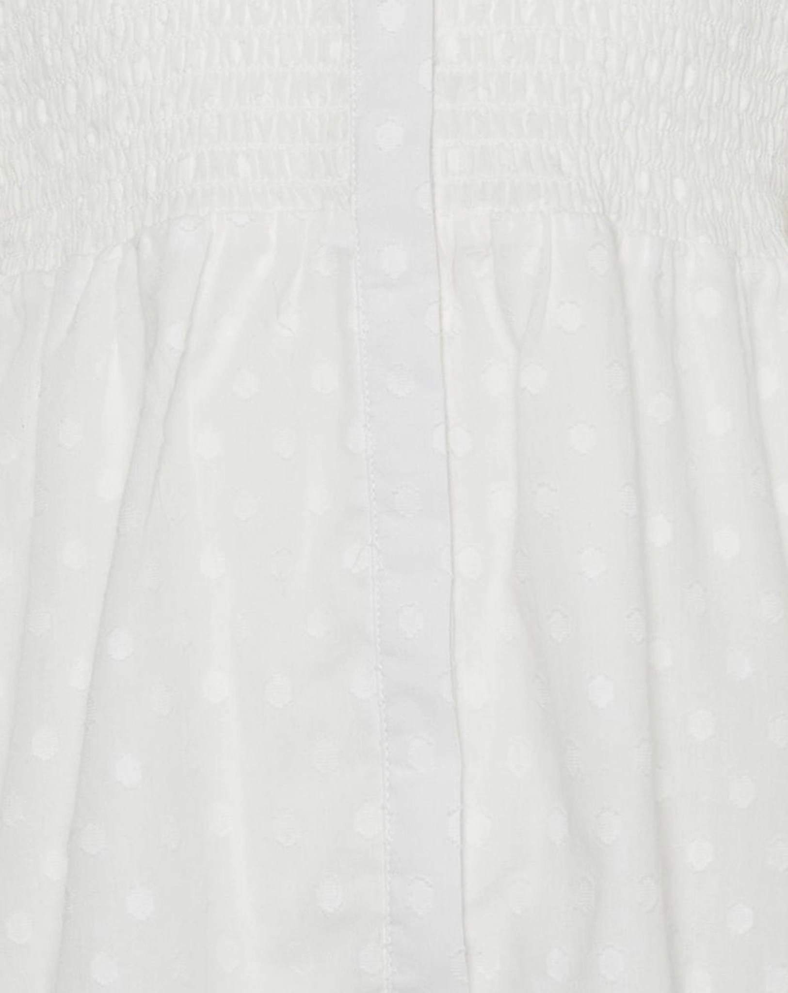 Langarm-Bluse VMDOTTY in snow white