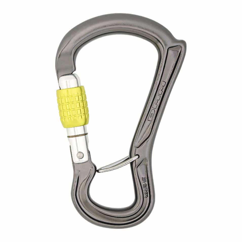 DMM Ceros Screwgate Titanium/Lime