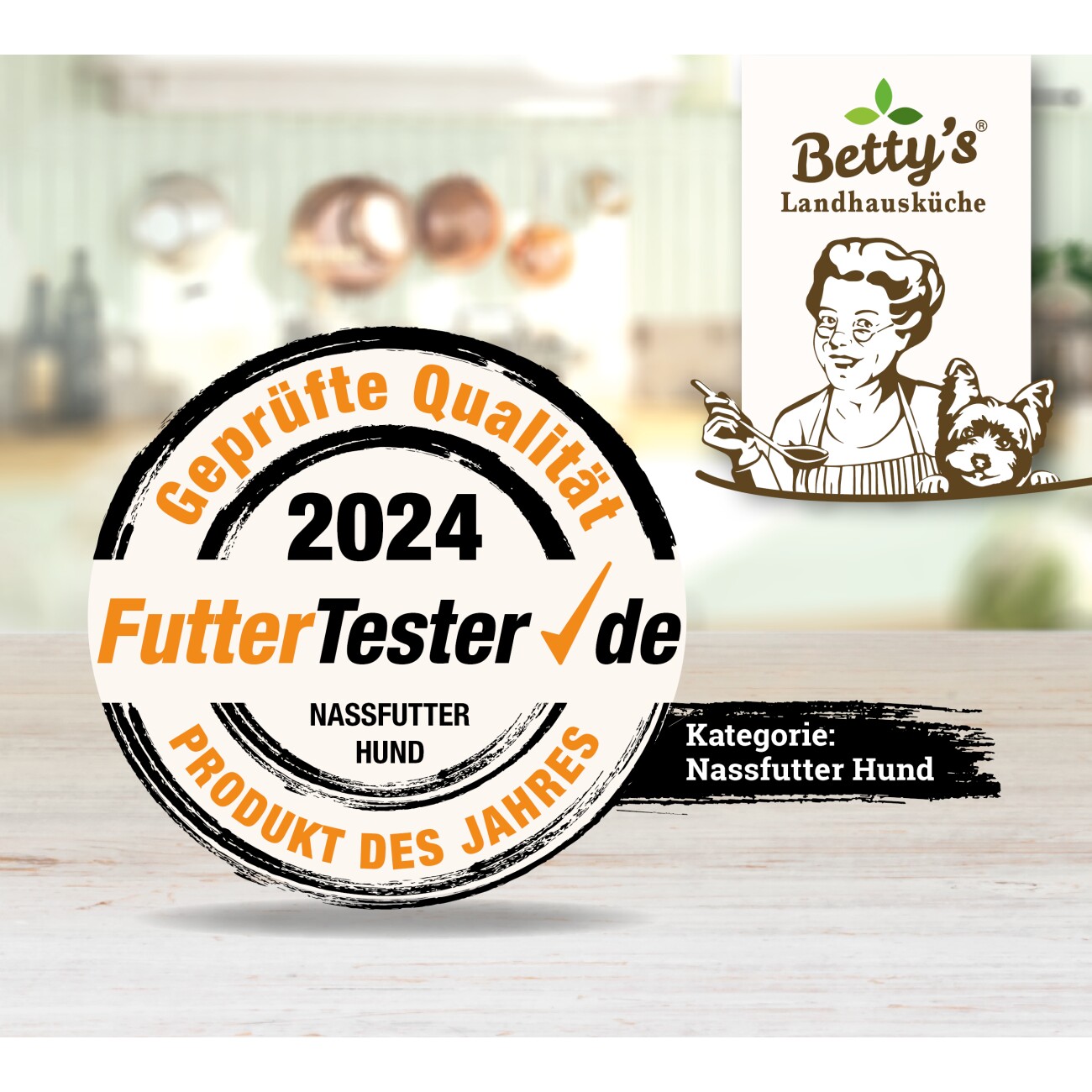 Betty's Landhausküche Frischebeutel Huhn & Süsskartoffel 10x125 g
