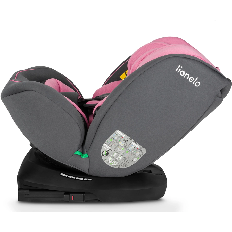 lionelo Kindersitz Bastiaan i-Size Pink Baby