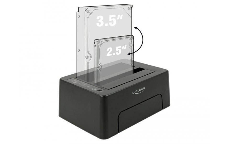 Docking- und Klonstation Dual Sata HDD / SSDDockingstation für zwei 2.5