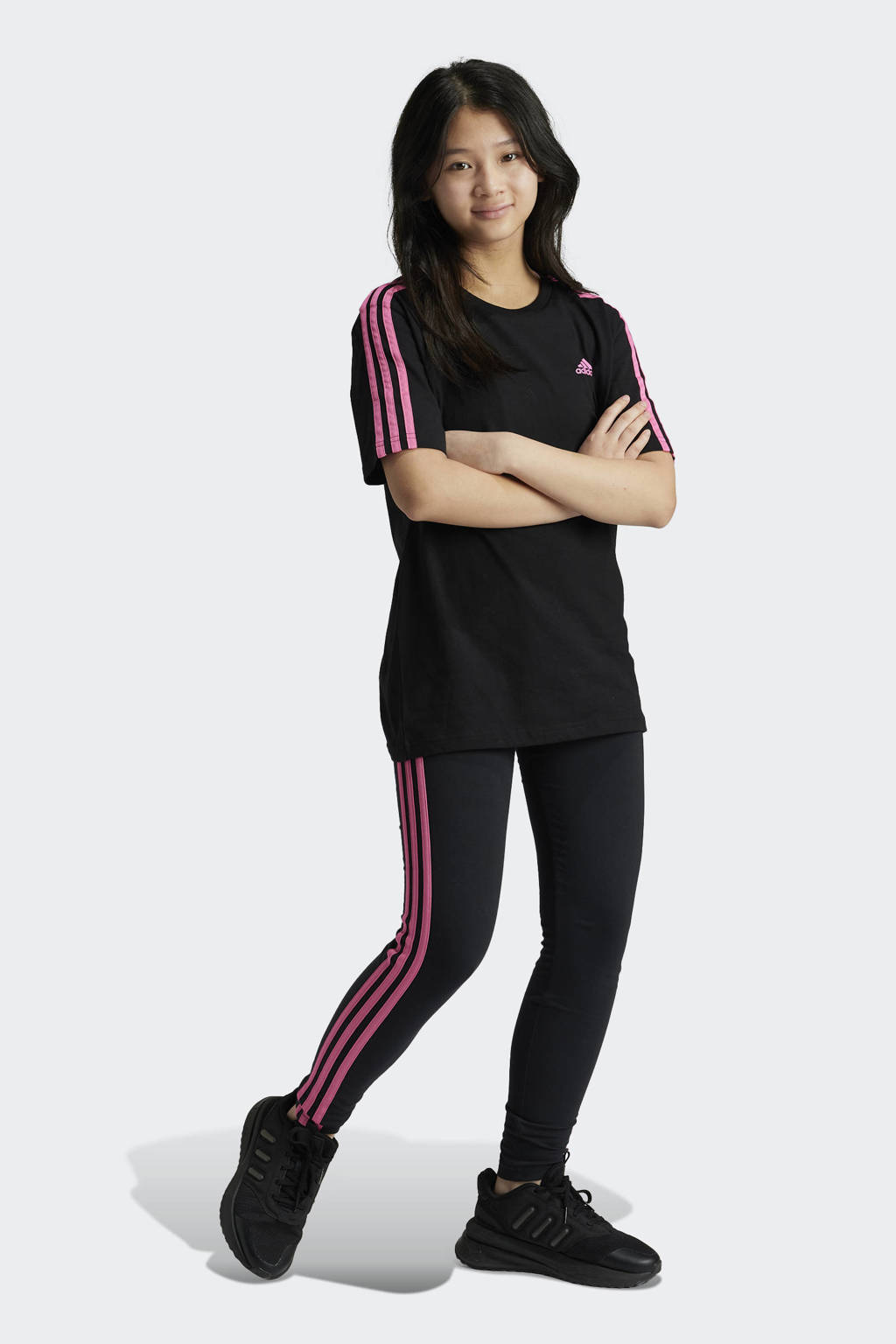 legging zwart/roze