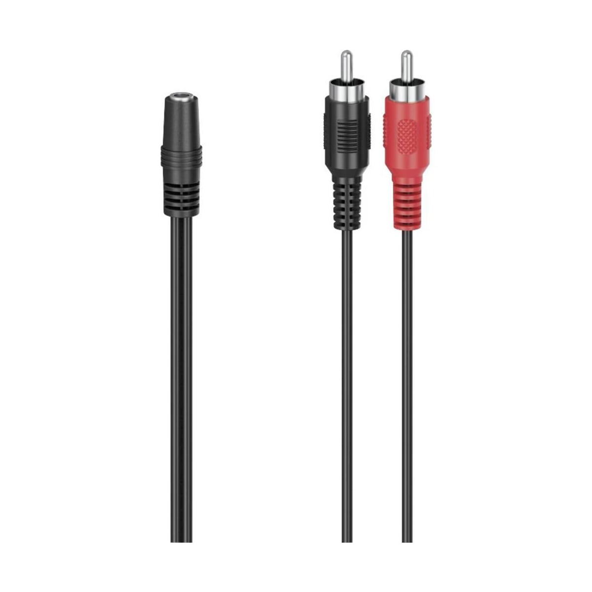 Hama lydadapter (2 stk.  RCA-kontakter- 3,5 mm jack-kontakt)