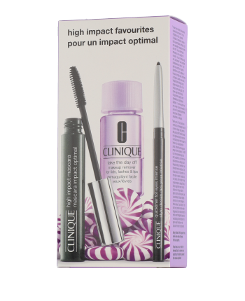Clinique High Impact Mascara Set mit Mascara, Makeup Remover und Eye Liner 7ml-30ml-1Stück