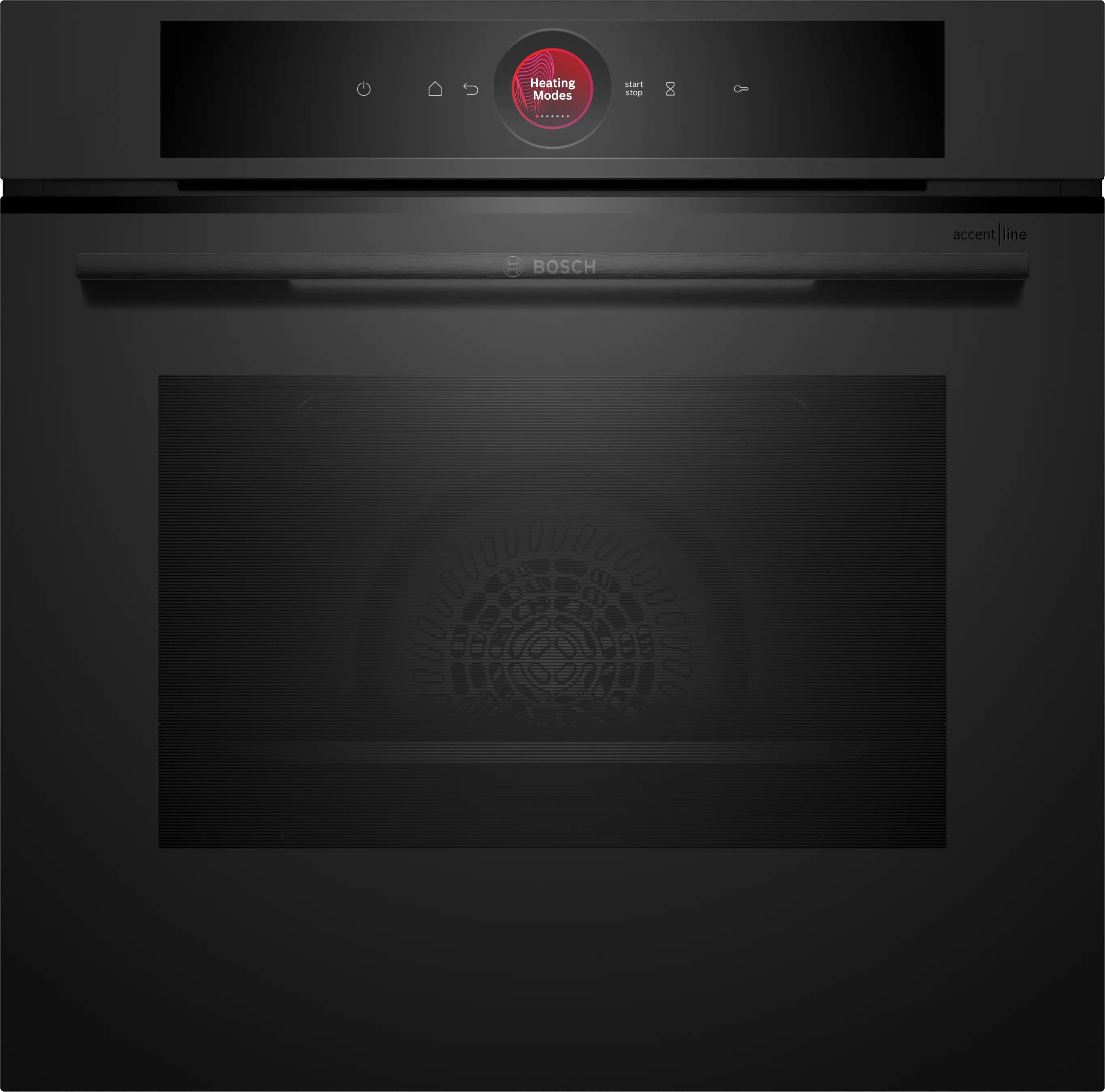 Serie 8 Bakoven 60 x 60 cm Mat zwart