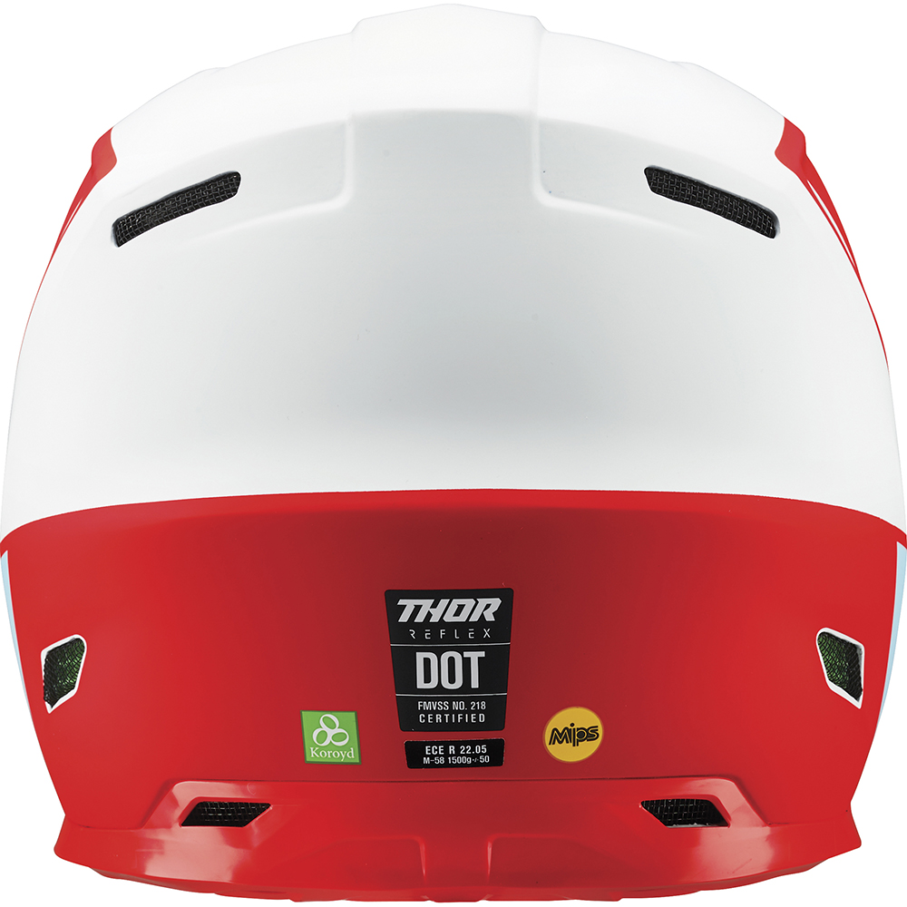 Thor Motocross - Casque Reflex Apex Rouge / Blanc / Bleu