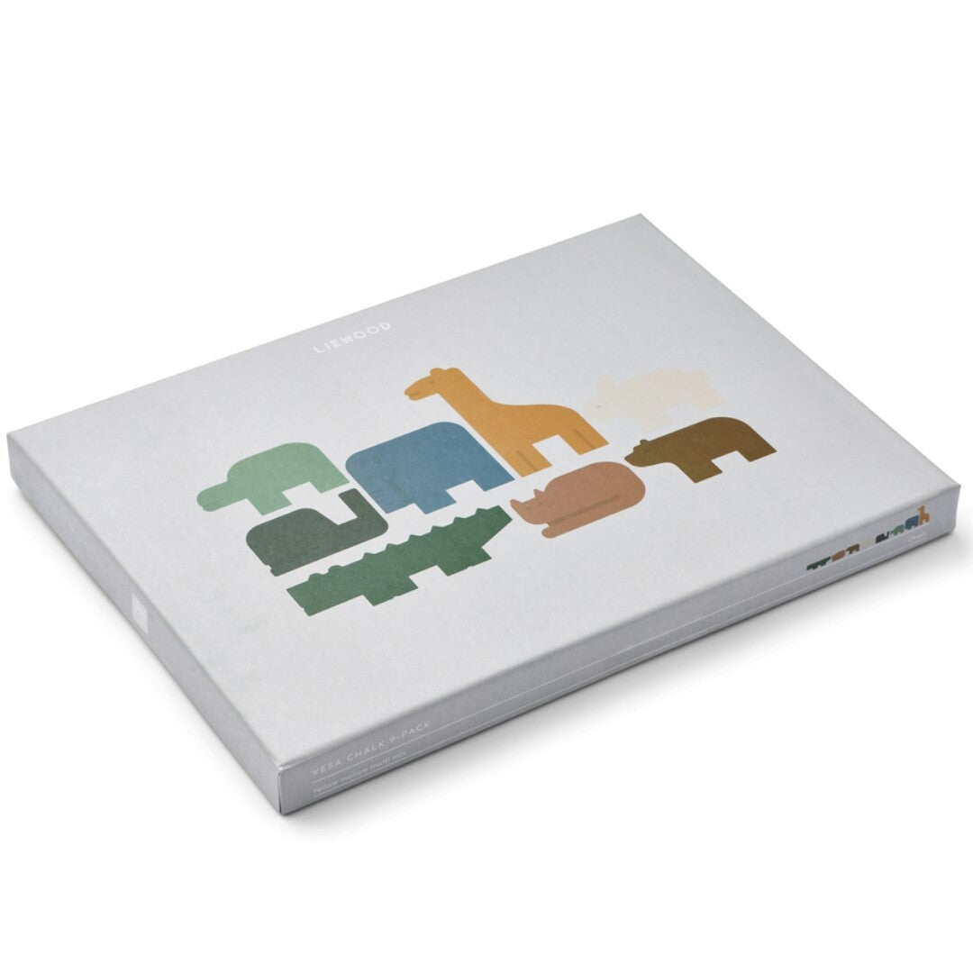 Liewood schoolkrijt vesa - yellow mellow multi mix - 8st