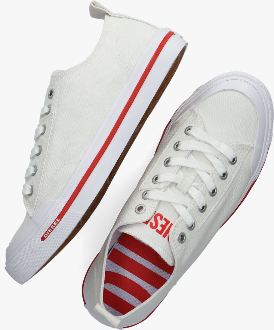 DIESEL witte diesel lage sneakers s-athos low dames