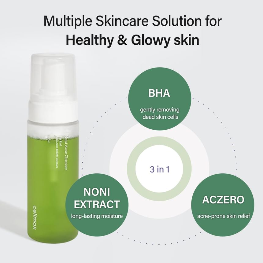 celimax - De echte Noni Acne Bubble Cleanser