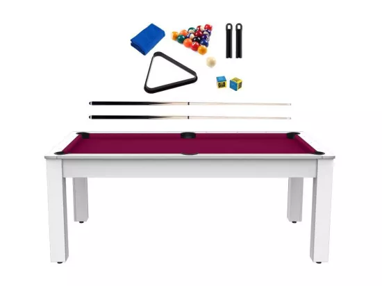 Billard convertible table 8 personnes Arizona + pack d'accessoires