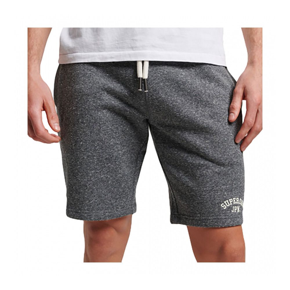 Superdry VINTAGE GYM ATHLETIC - Short Homme dark charcoal jaspe