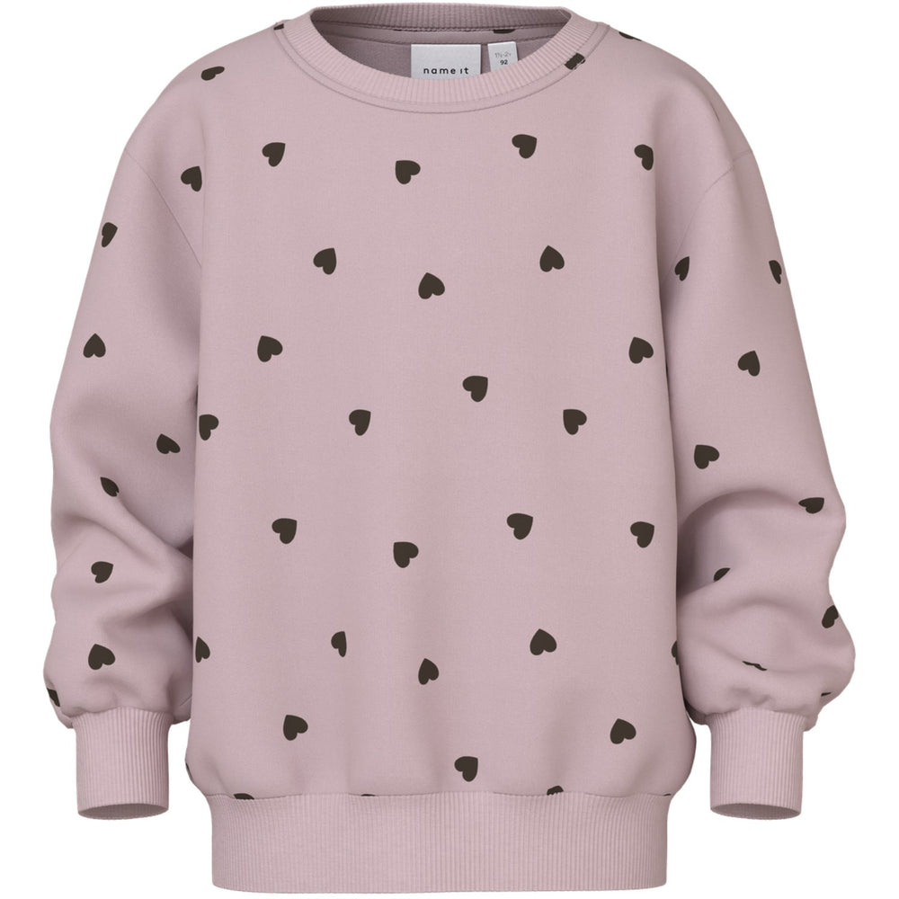 Køb Name It Burnished Lilac Nmfneheart Nreg Sweat Bru