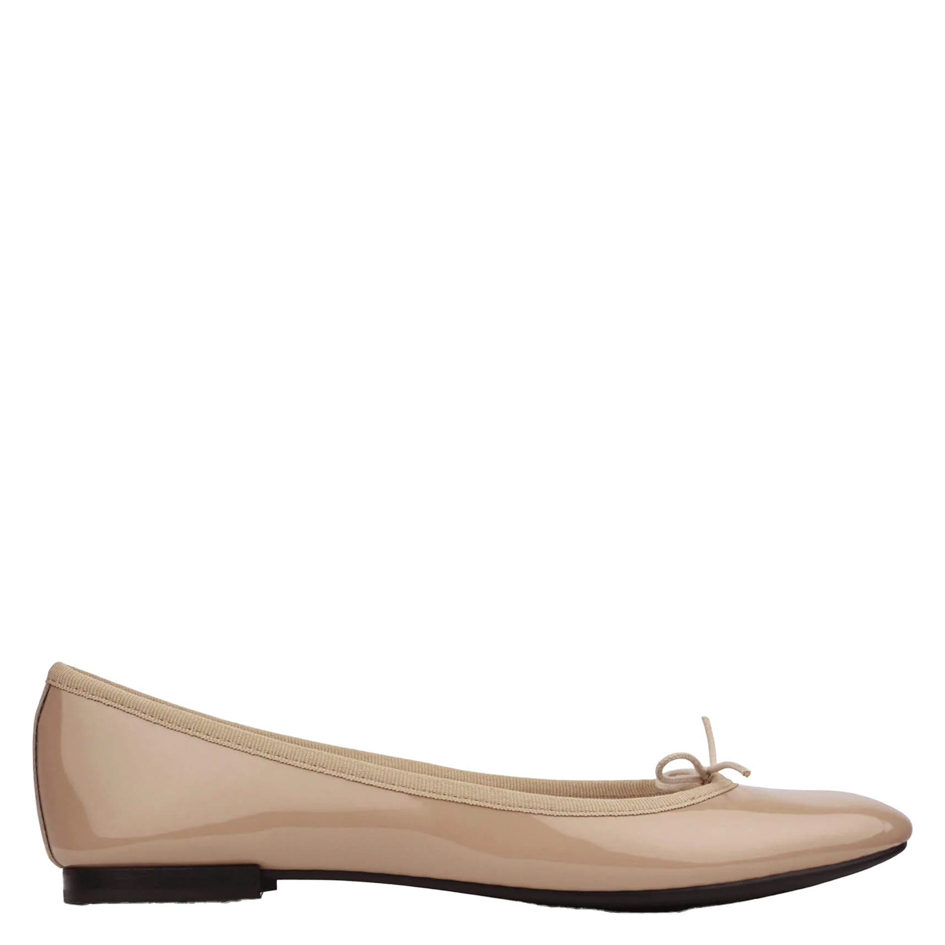 CENDRILLON - Ballerines en cuir vernis | Beige