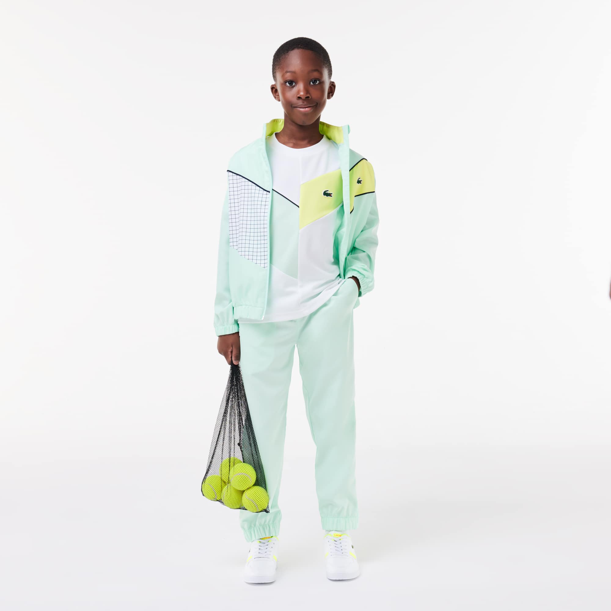 T-shirt Tennis en piqué indémaillable T-Shirts & Chemises - Blanc - Lacoste - Garçon