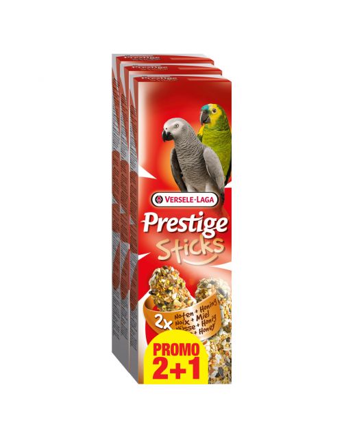 Versele-Laga Prestige Combi-Pack Sticks Papegaaien Promo - Vogelsnack - 2+1 stuks