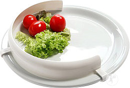 Advys Rebord D'Assiette Blanc Homecraft 1 Pièce
