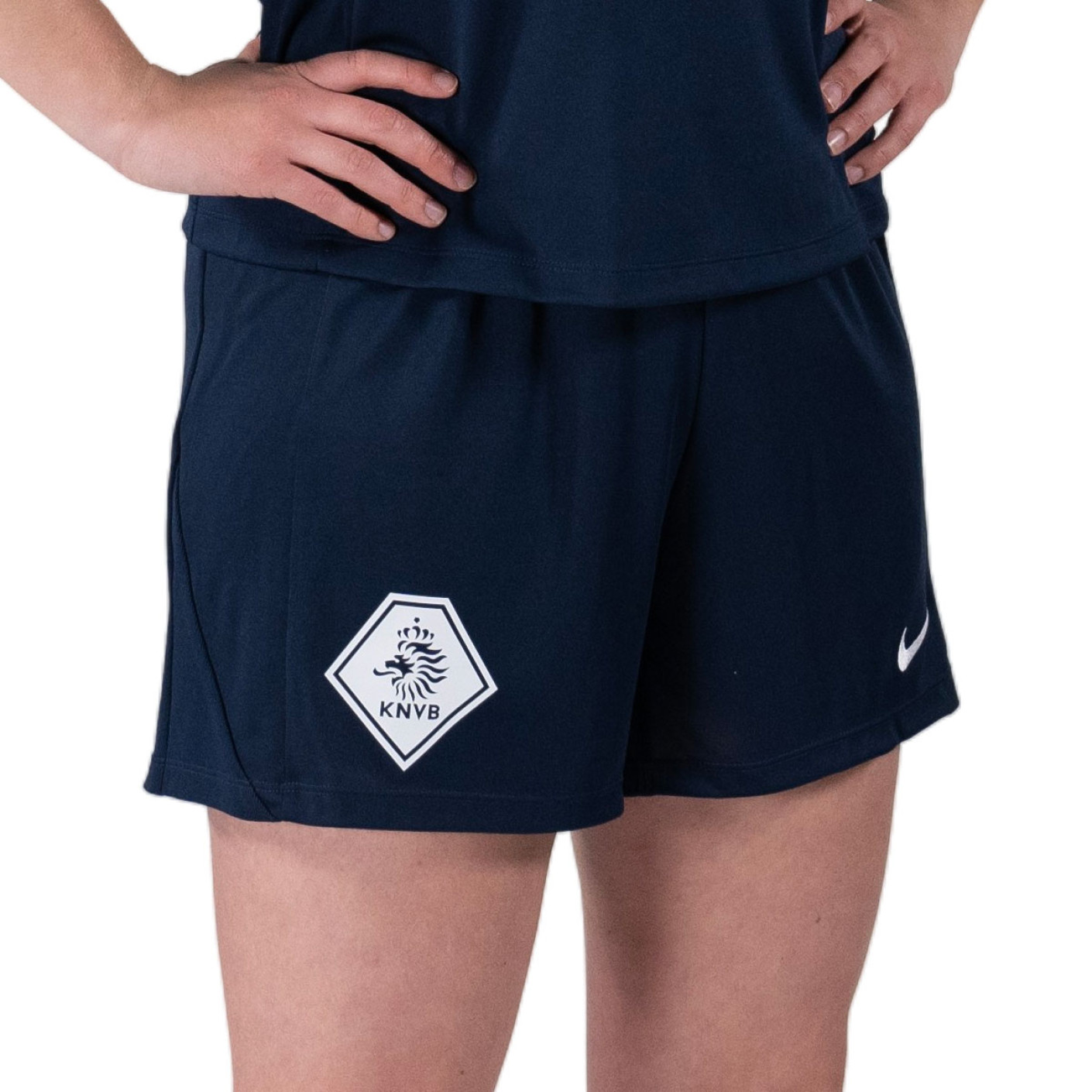 Nike KNVB Scheidsrechters Trainingsbroekje 2024-2026 Dames Donkerblauw Wit