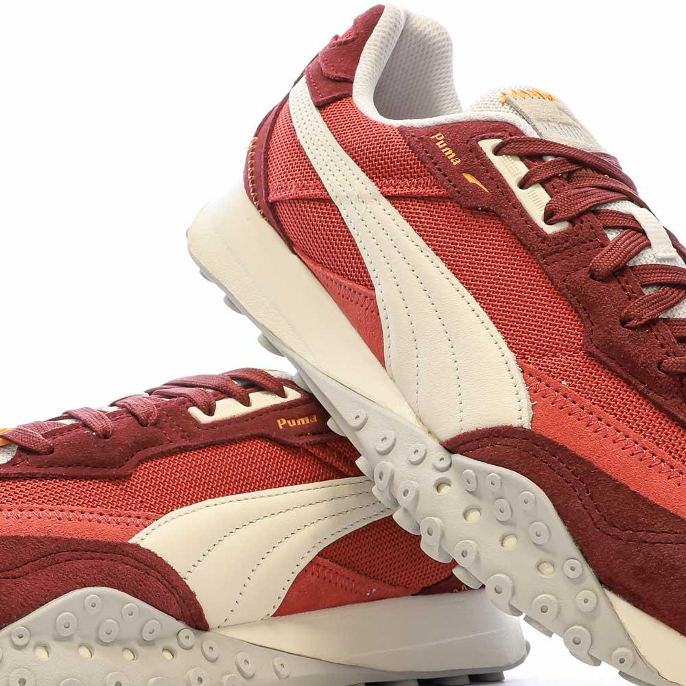 Puma Baskets Rouge Homme Puma Rider Washed