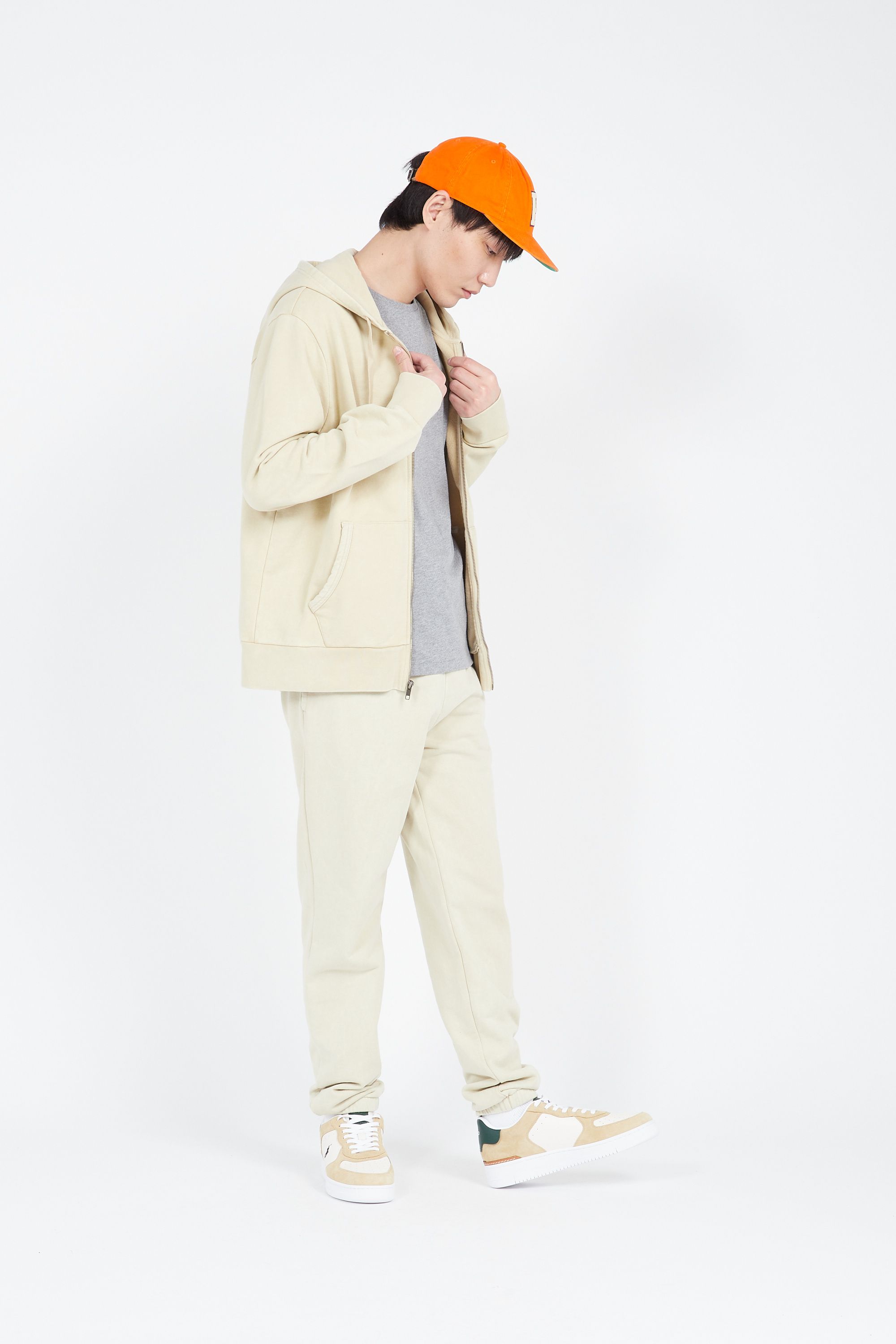 POLO RALPH LAUREN Hoodie zippée LOOPBACK TERRY-LSL-SWS Beige