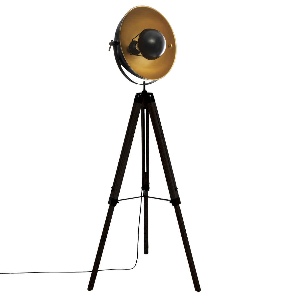 LAMPADAIRE TREPIED LOFT NOIR LAHTI