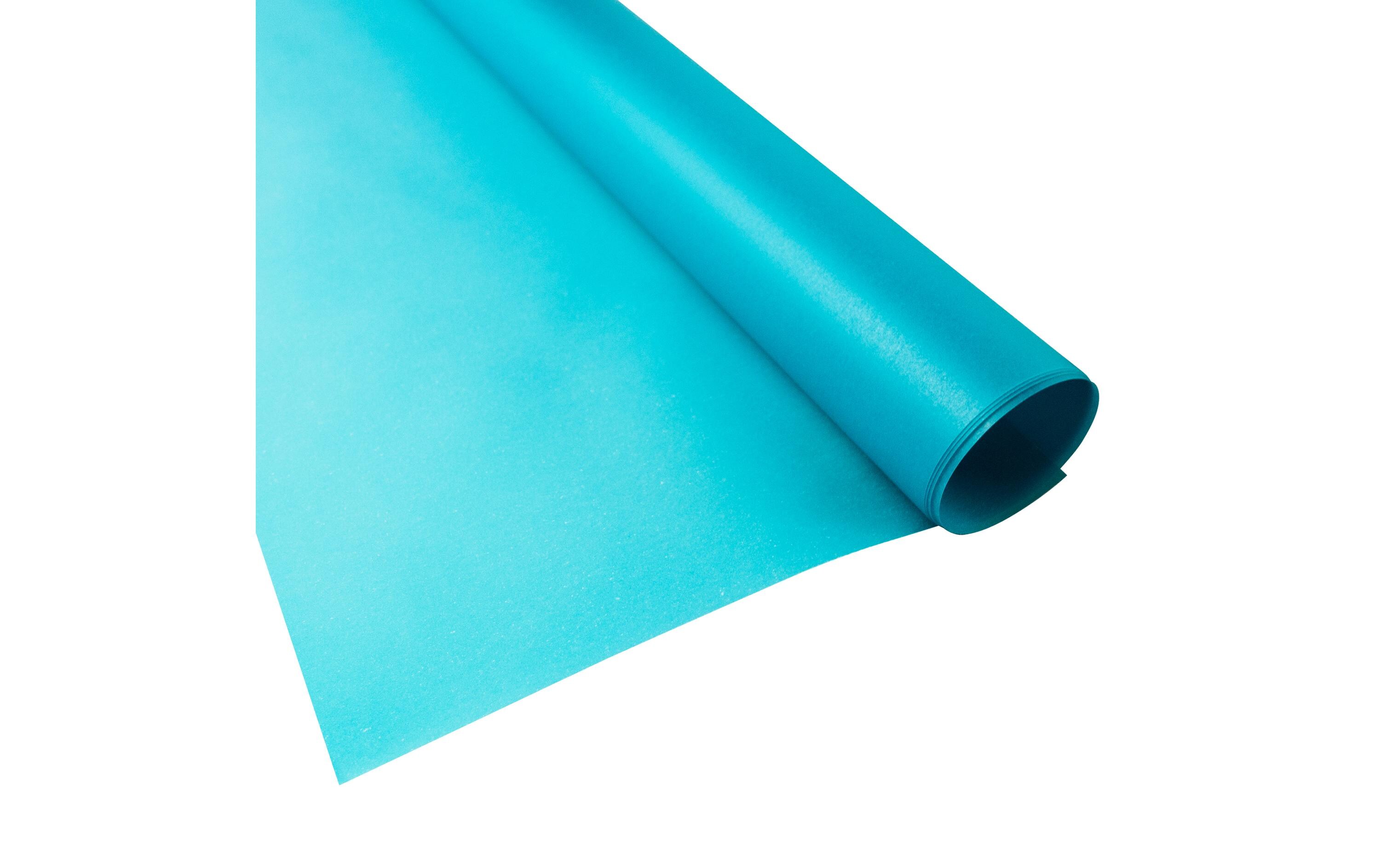 Transparentpapier Uni 50 x 61 cm, 115 g/m², PetrolTransparentpapier für die Gestaltung von Fenstern oder anderen Bastelideen