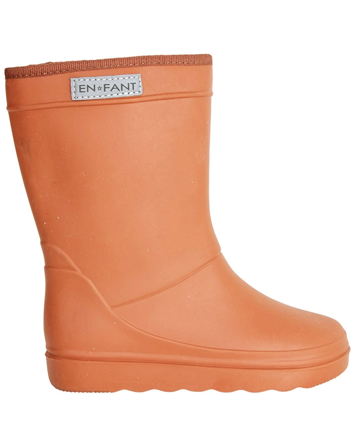 Gummistiefel THERMO gefüttert in camel