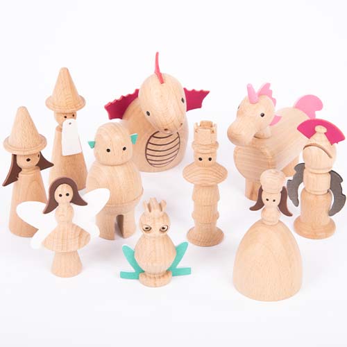 Tickit speelfiguren sprookjes - 10st