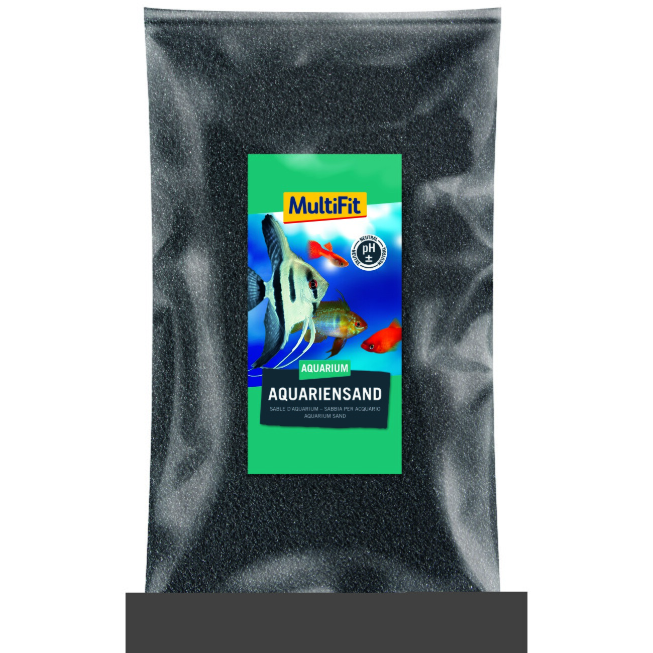 MultiFit Aquariensand schwarz 0,5 - 0,6mm 5 kg