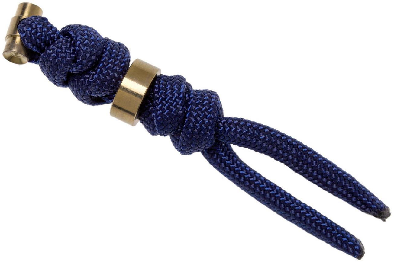 Chris Reeve Small Sebenza Lanyard with bead midnight/gold S31-7046