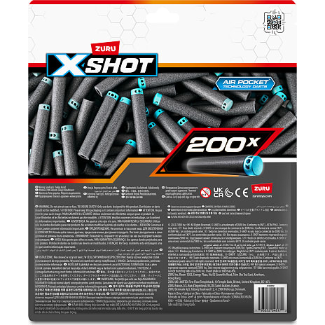 X-shot genopfyldningspakke med 200 pile