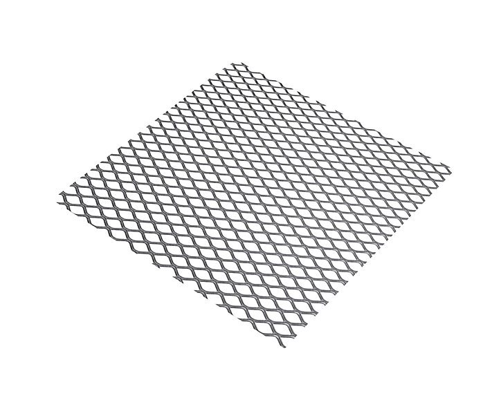 Tôle métal déployé acier brut Mailles 6 x 3,3 mm, 50 x 25 cm