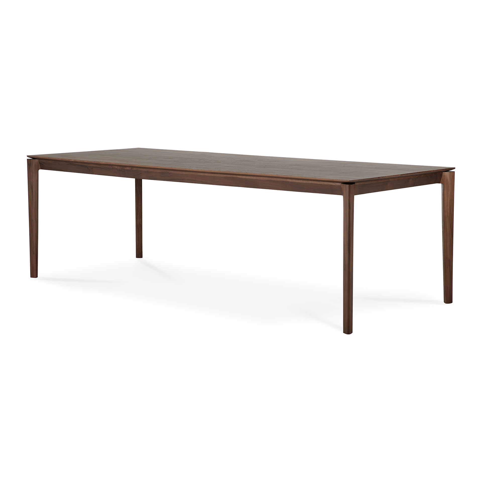 Tafel Bok 240X100 - bruin teak - gelakt