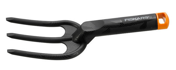 Fourche à bêcher à 3 dents Solid Fiskars noir