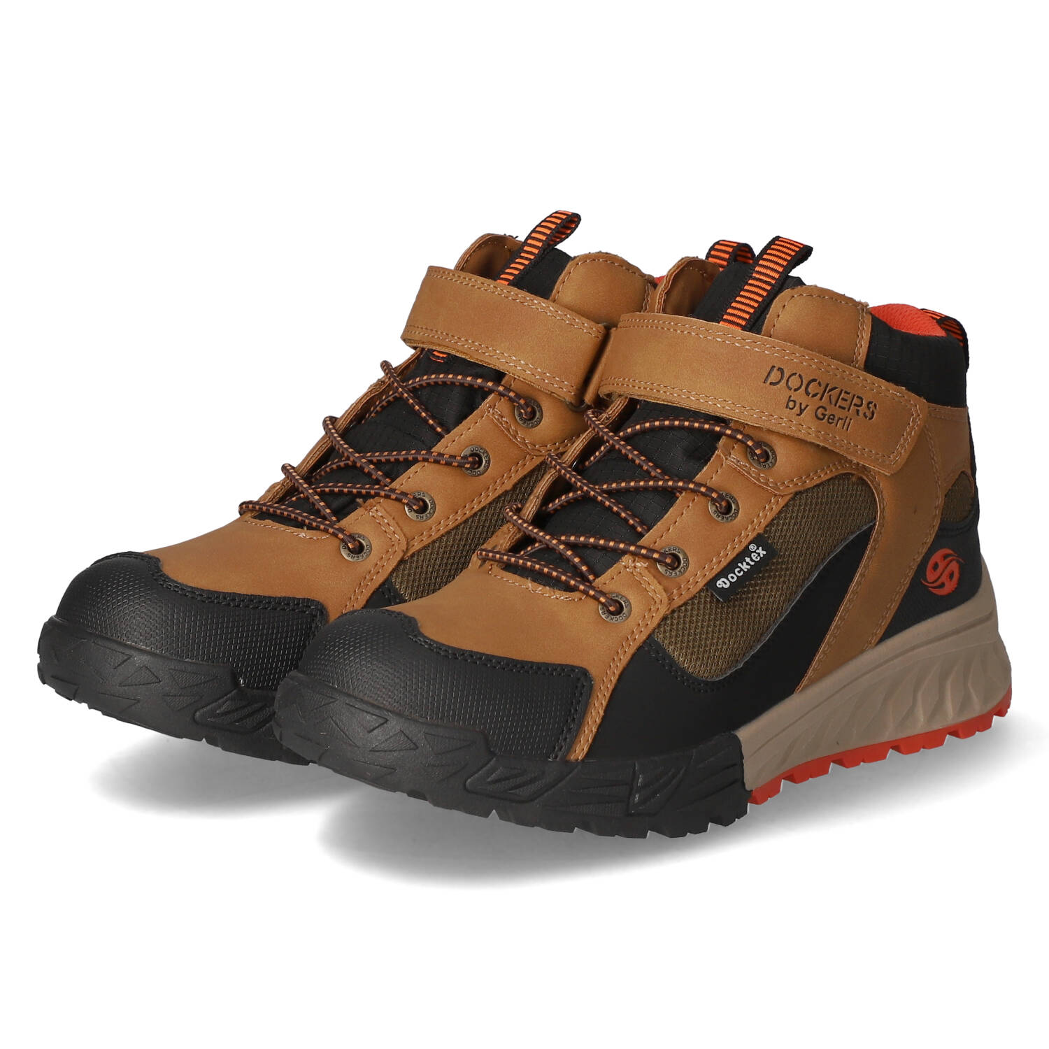 Dockers Outdoorschuhe - golden tan / schwarz