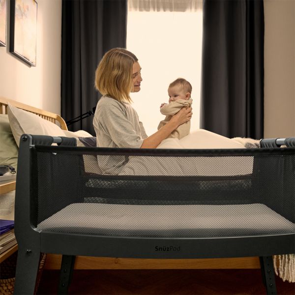 SnuzPod Studio Co-sleeper - London Navy