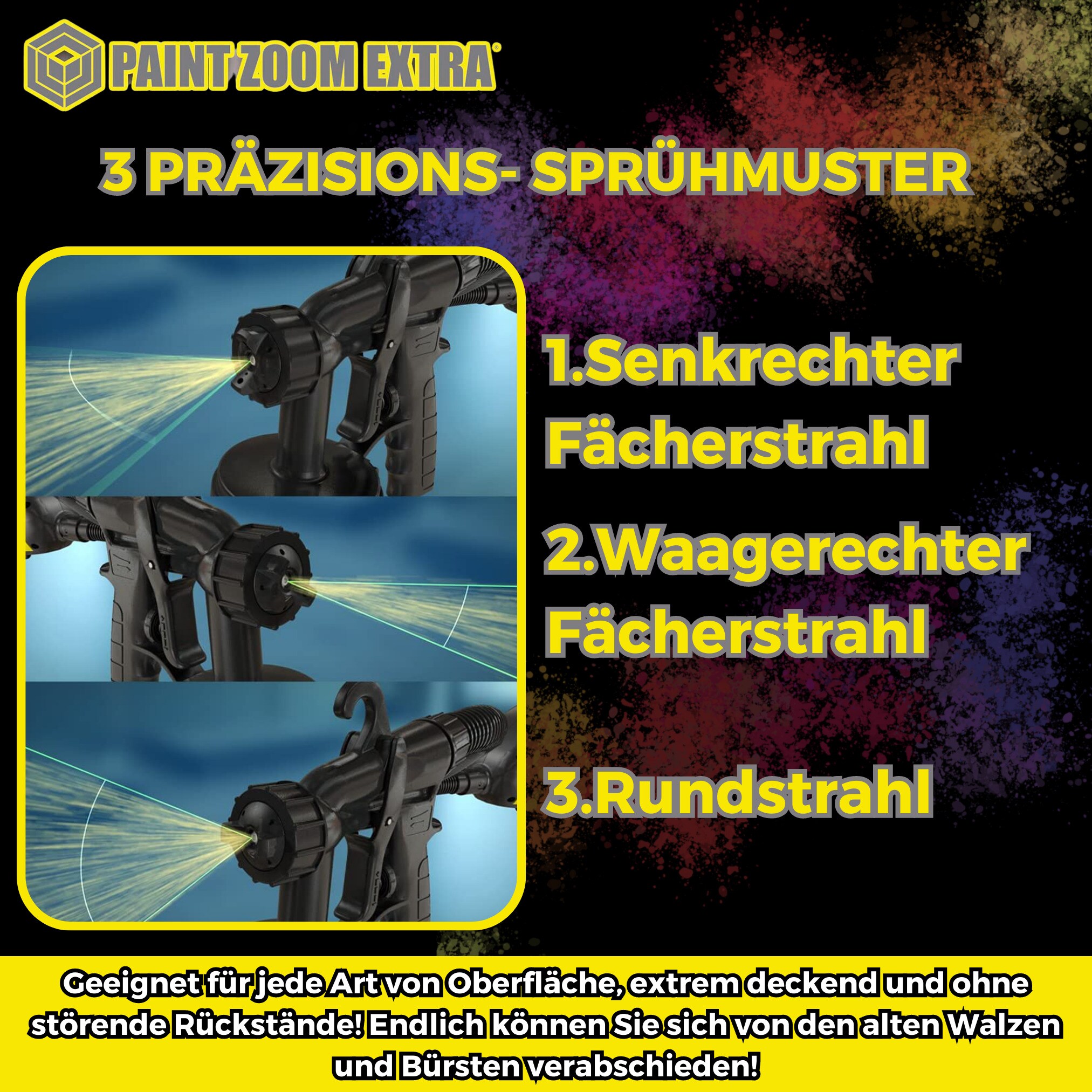 Best Direct® Farbsprühsystem, Farbsprühpistole, Farbsprühgerät Paint Zoom Extra