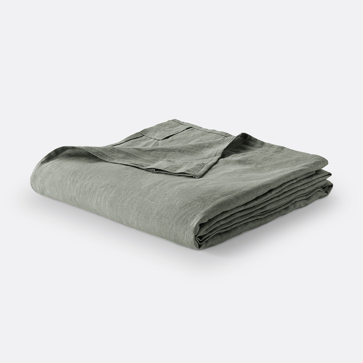 LA REDOUTE INTERIEURS<br>Cortina de linho lavado com laços ocultos, radiador, Onega