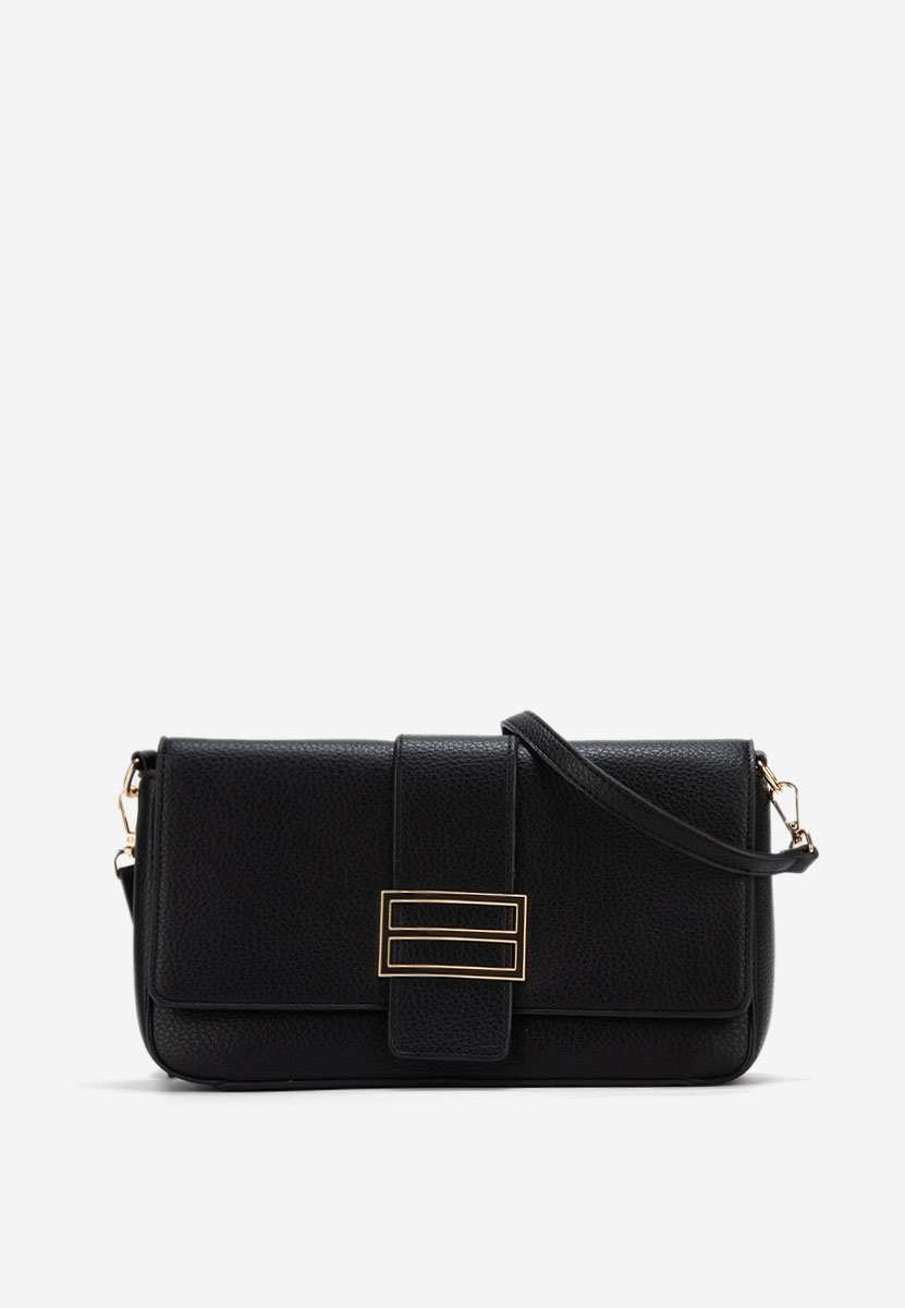 Sac bandoulière femme noire Leiana
