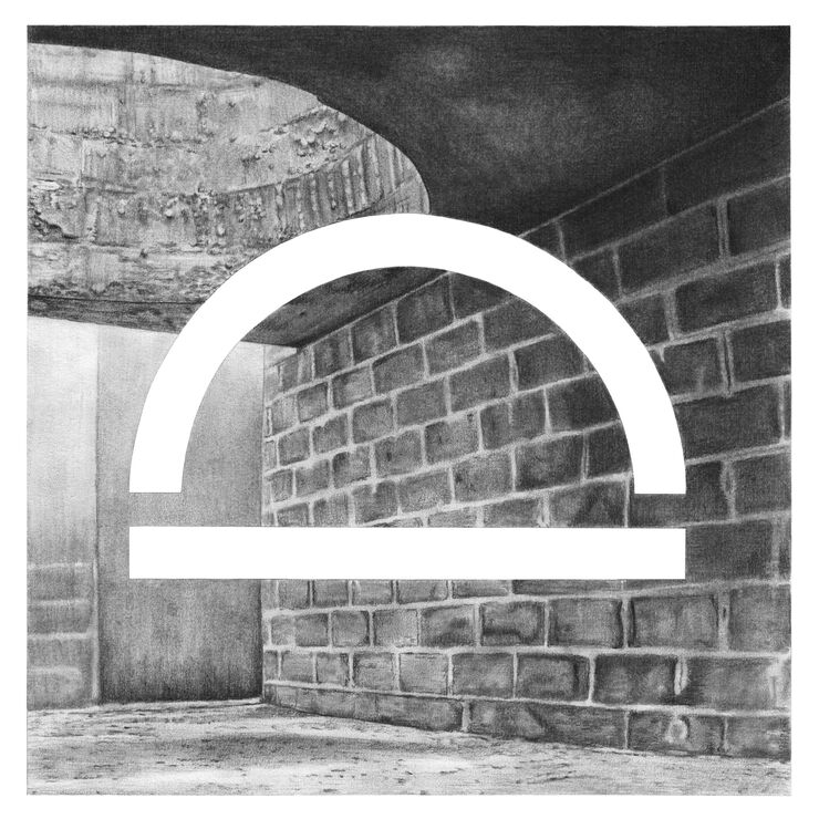 Audo Copenhagen Silhouette print - 29,7X29,7 Sort/hvid
