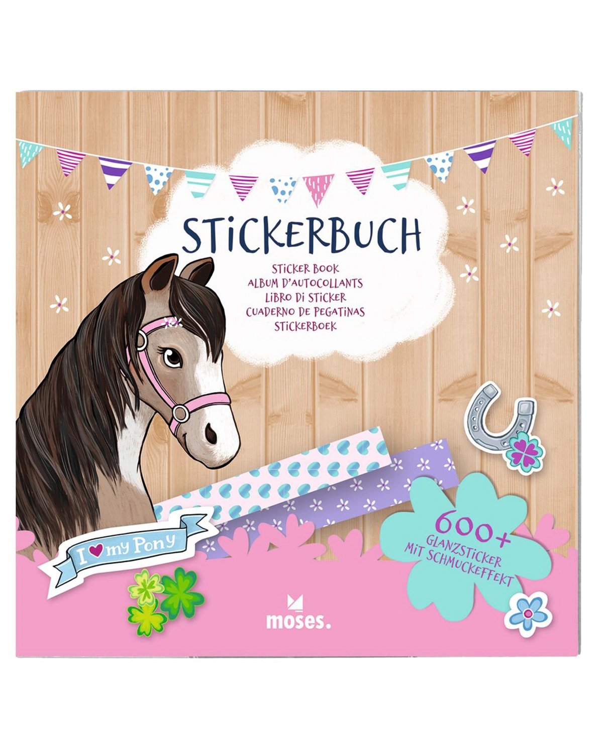 Stickerbuch PFERDE 600-teilig